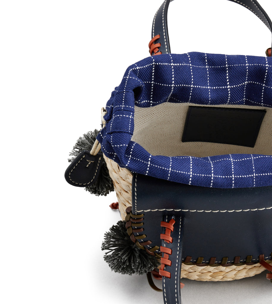 aRossGirl🤍CubaLab Habanera Navy Small Basket Bag